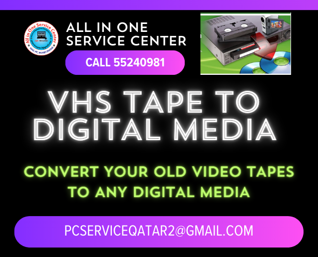 VHS TO DVD CONVERTING CALL 55240981